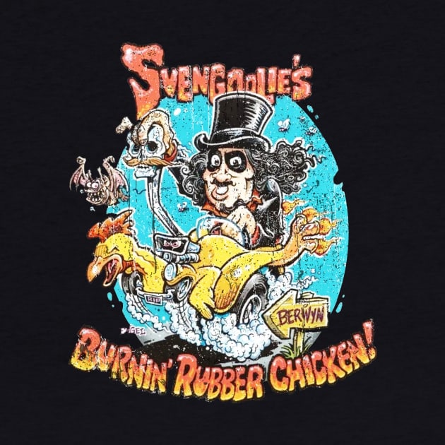 Svengoolie Burnin' Rubber Chicken Vintage by drreamweaverx